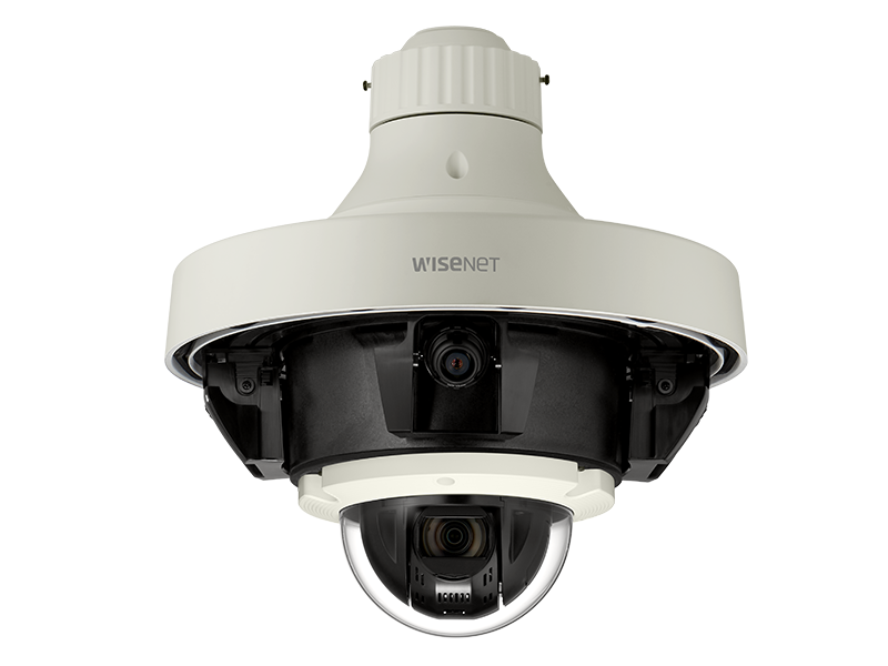 Telecamere Hanwha multisensor per sorveglianza panoramica