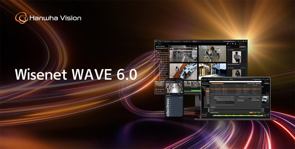 Hanwha Wisenet WAVE software VMS per gestione video professionale